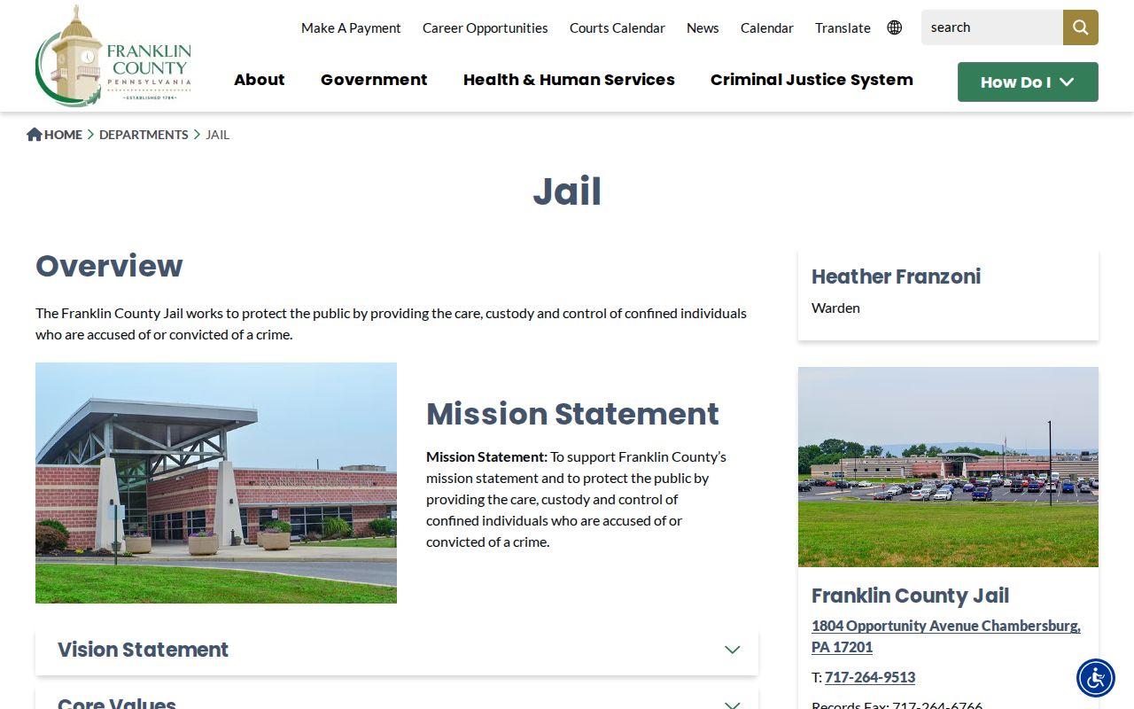 Franklin County Jail navigation without a Fulton County 72-hour release list